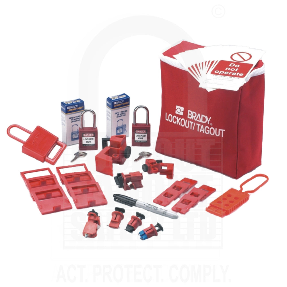 Brady Electrical Lockout Tagout Kit Brady Electrical Lockout Tagout Kit